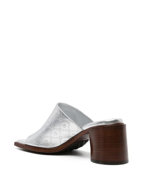 Marine Serre 75mm Ms sandals - Silver