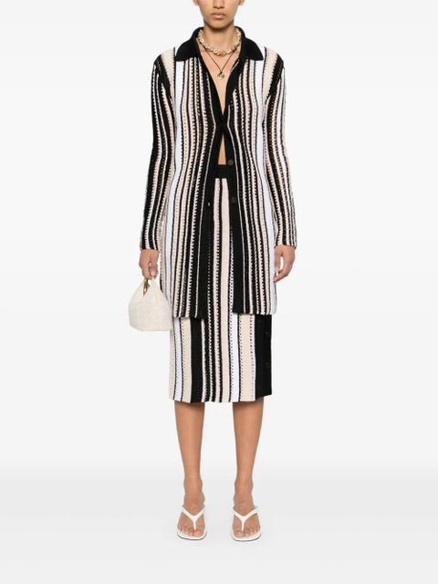 Missoni striped coat - Black - zdjęcie produktu nr 2