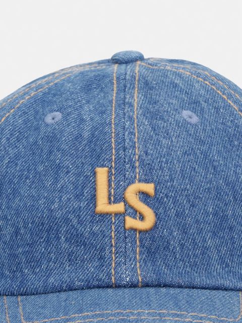 Levi's czapka z daszkiem jeansowa LS MONOGRAM - zdjęcie produktu nr 1