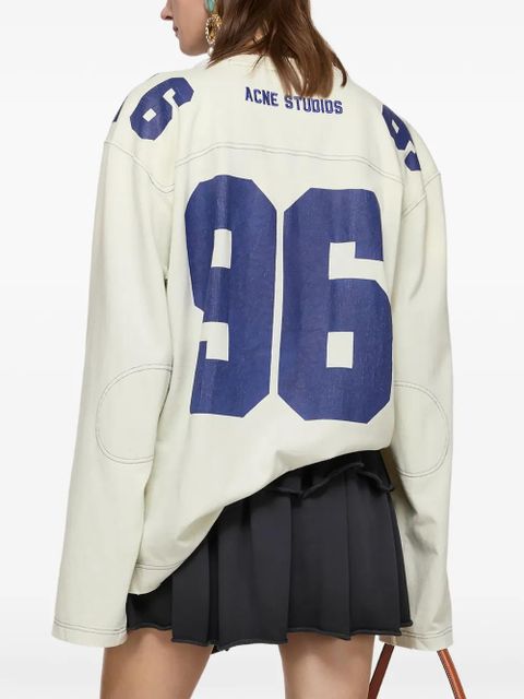 Acne Studios ruffled drawstring mini skirt - Black