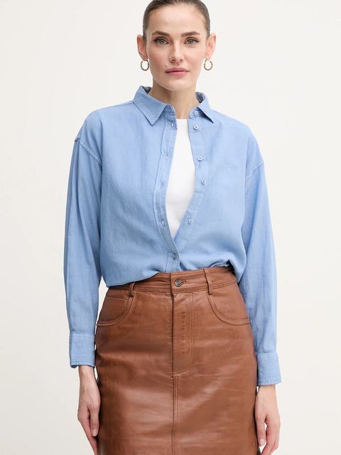 Pepe Jeans koszula lniana CHIPPER - zdjęcie produktu nr 1