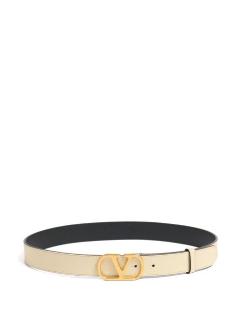 Valentino Garavani 30mm VLogo Signature belt - Neutrals - zdjęcie produktu nr 1