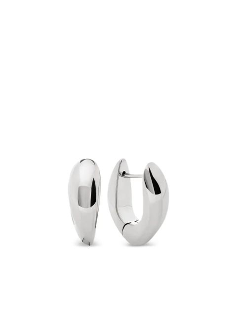 Monica Vinader Nura Reef medium hoop earrings - Silver