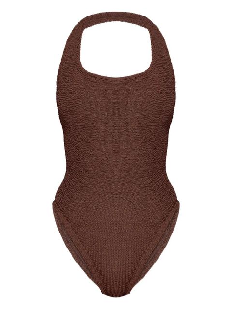 Hunza G Sandy crinkle swimsuit - Brown - zdjęcie produktu nr 1