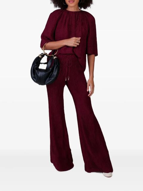 Gabriela Hearst pleated drawstring-waist pants - Red - zdjęcie produktu nr 2