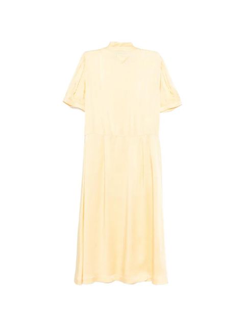 Prada ruffled midi dress - Yellow - zdjęcie produktu nr 2