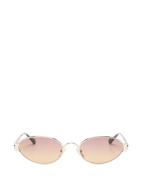 Chloé golden oval-frame sunglasses - zdjęcie produktu nr 1