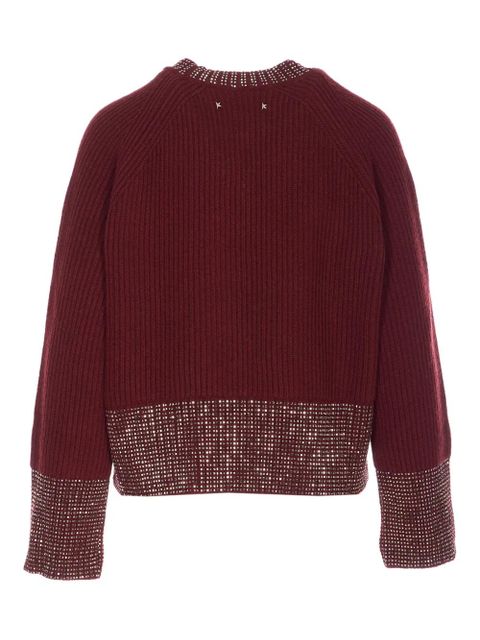 Golden Goose embelished knit sweater - Red