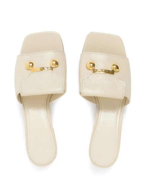 Marni leather sandals - Neutrals - zdjęcie produktu nr 2