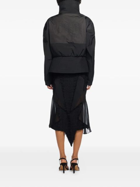 Off-White peplum bomber jacket - Black