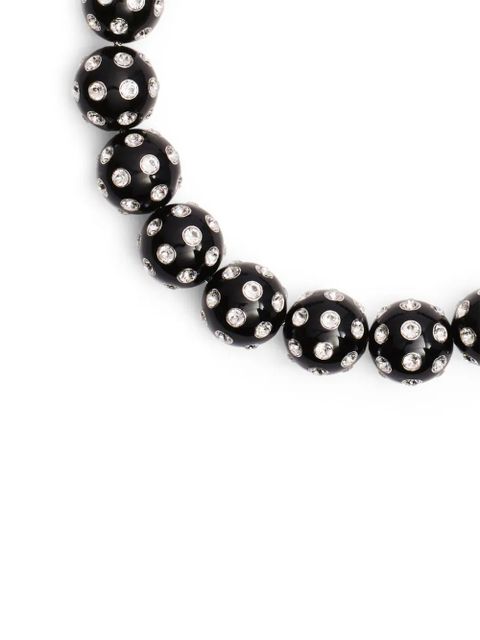 Marc Jacobs Polka Dot Statement necklace - Black