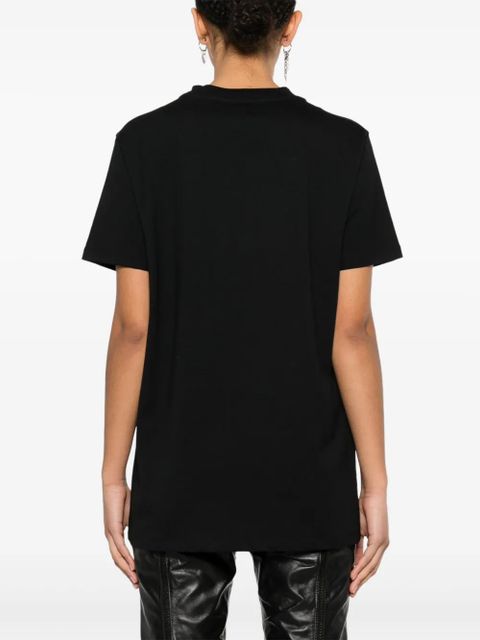 Blumarine raised-logo T-shirt - Black - zdjęcie produktu nr 2