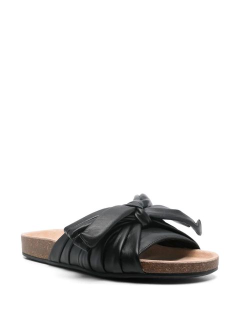 JW Anderson bow-detailed slides - Black - zdjęcie produktu nr 2