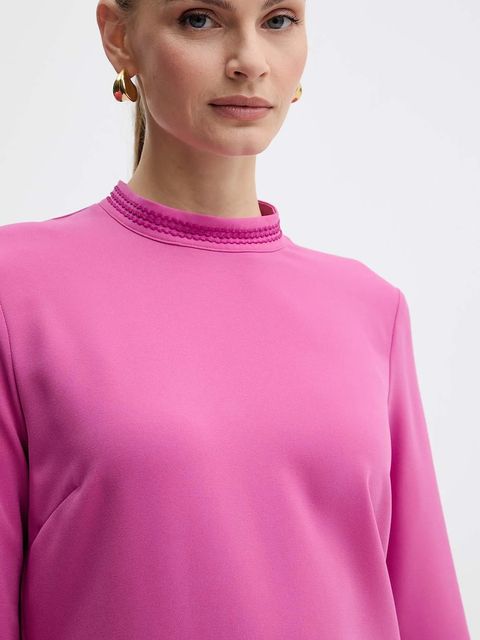 Pinko sukienka kolor różowy mini rozkloszowana 105676 A2QW