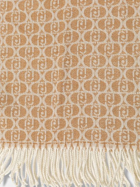 Liu Jo szalik damski kolor brązowy wzorzysty 2F5018.T0300 - zdjęcie produktu nr 2