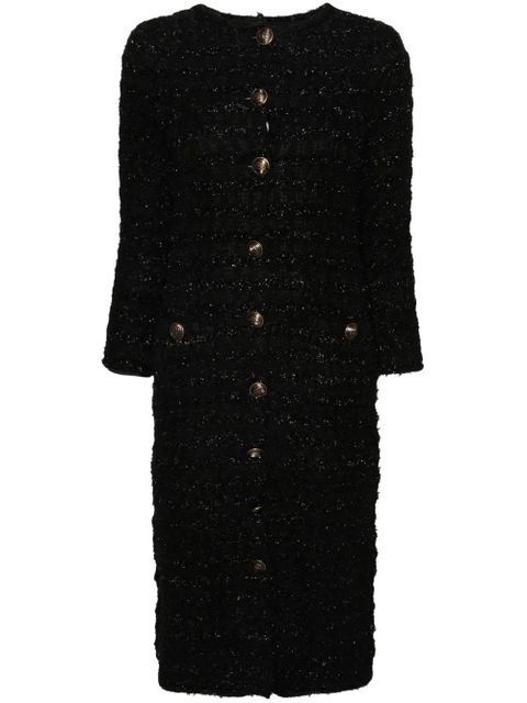 Balenciaga tweed button-up dress - Black - zdjęcie produktu nr 1