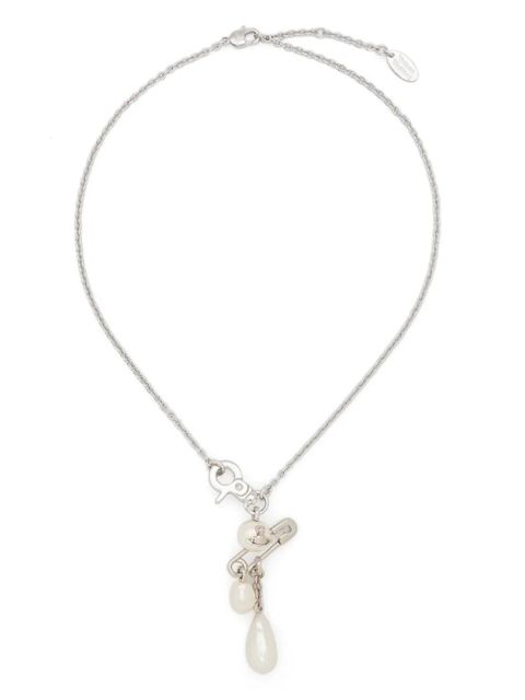 Vivienne Westwood small Claude necklace - Silver - zdjęcie produktu nr 1