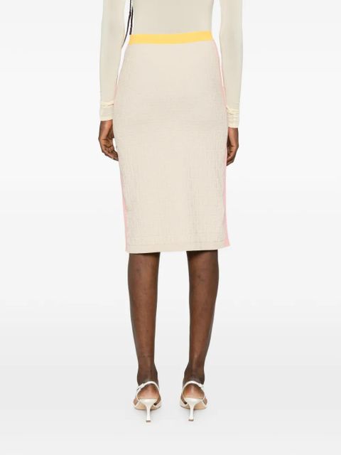 FENDI patterned skirt - Neutrals