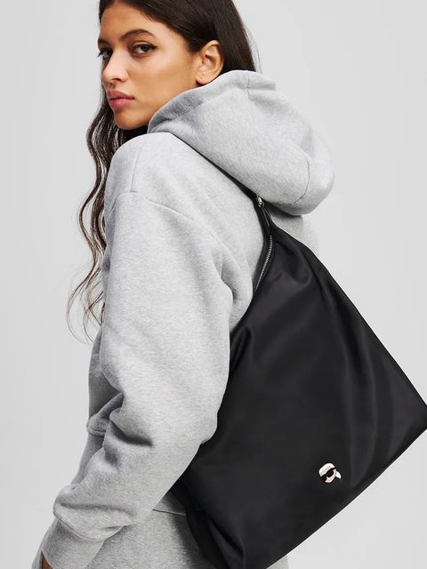 Karl Lagerfeld torebka IKON NYLON kolor czarny A3W30123