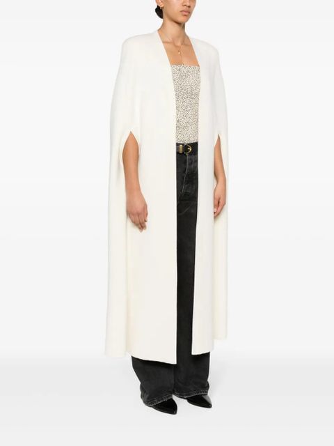 Gabriela Hearst Finola virgin-wool poncho - Neutrals