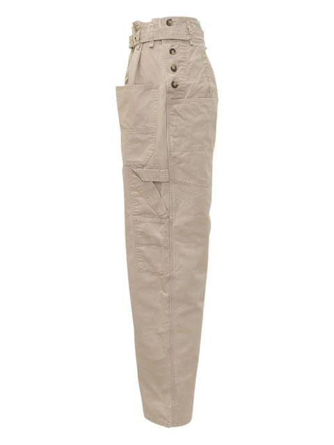 MARANT ÉTOILE belted pocket trousers - Neutrals - zdjęcie produktu nr 2