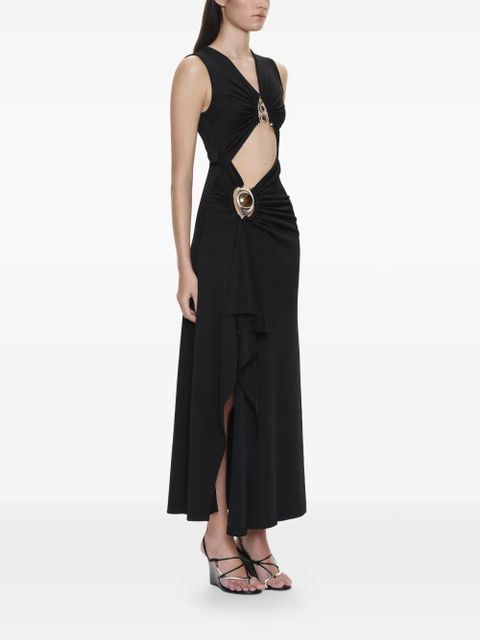 Christopher Esber Droplet Crystal Separation midi dress - Black - zdjęcie produktu nr 2