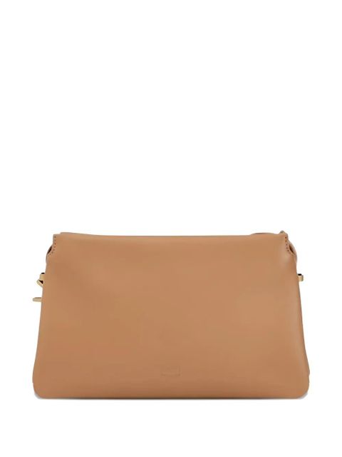 PINKO mini One, Two, Three leather crossbody bag - Brown - zdjęcie produktu nr 2