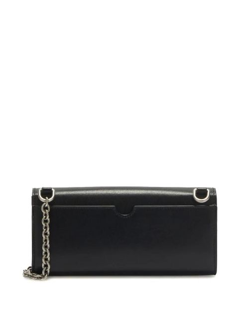 Off-White Quote-motif Jitney chain wallet - Black