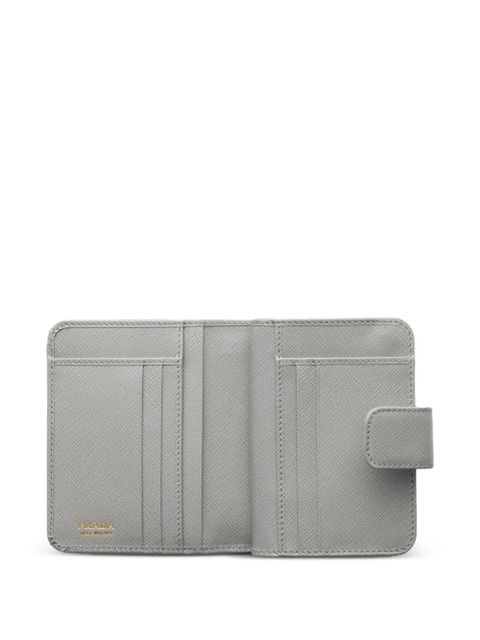Prada small saffiano leather wallet - Grey