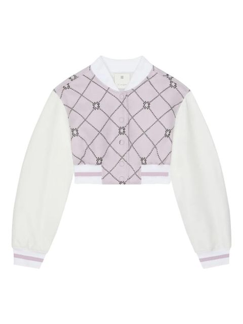 Givenchy cropped varsity jacket - Grey - zdjęcie produktu nr 1