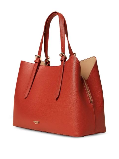 TWINSET buckle strap tote bag - Red - zdjęcie produktu nr 2