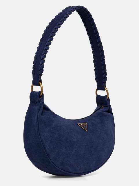 Guess torebka zamszowa AMITA kolor granatowy HWSB95 39720