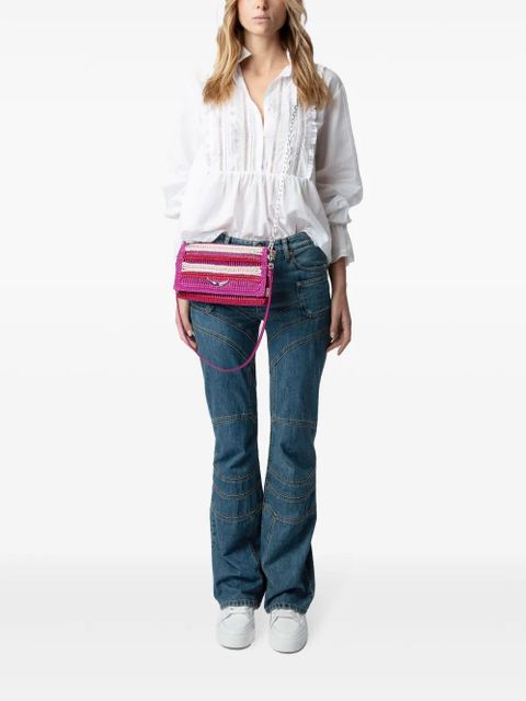 Zadig&Voltaire medium Rock Eternal clutch bag - Pink