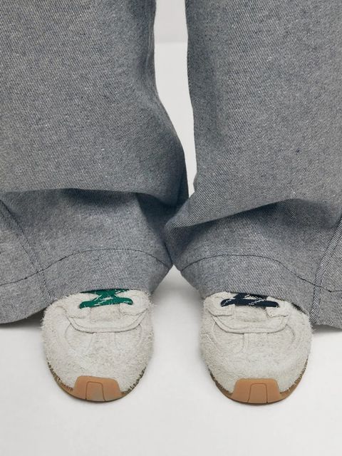 Alohas sneakersy zamszowe S100991-02 damskie kolor beżowy S100991-02 - zdjęcie produktu nr 2