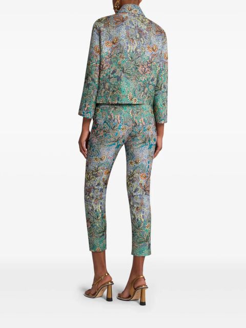 ETRO floral-jacquard jacket - Blue - zdjęcie produktu nr 2