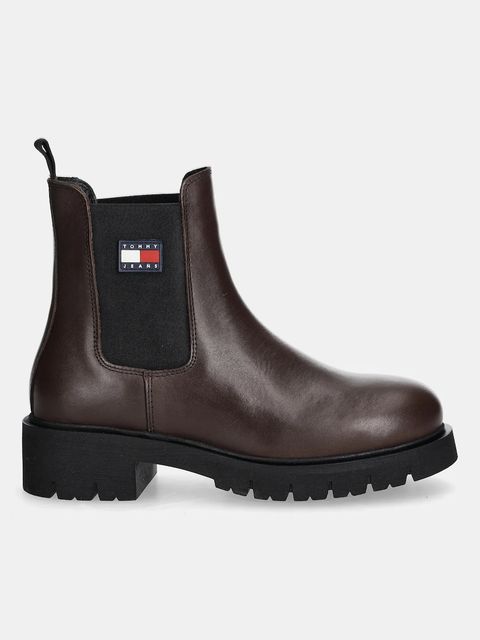 Tommy Jeans sztyblety TJW CHELSEA LEATHER BOOT - zdjęcie produktu nr 1