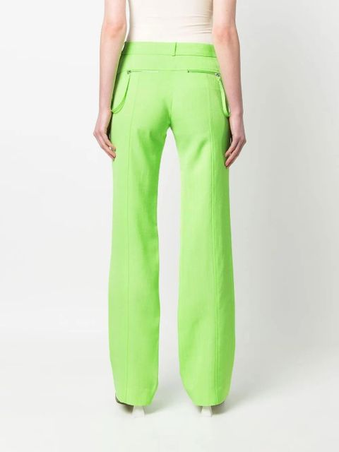 Jacquemus Meloia straight-leg trousers - Green - zdjęcie produktu nr 2