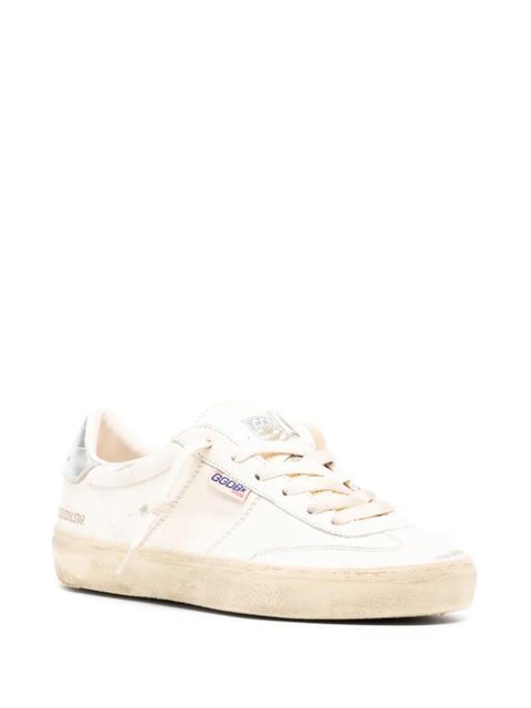Golden Goose Soul Star distressed glittered sneakers - Neutrals - zdjęcie produktu nr 2