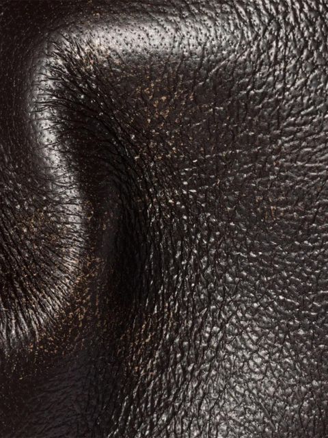 Miu Miu embossed-logo cylinder shoulder bag - Brown