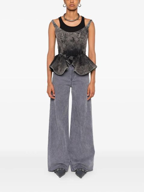 Diesel 1978 d-akemi 068sd flare-leg jeans - 8GJ BLUE