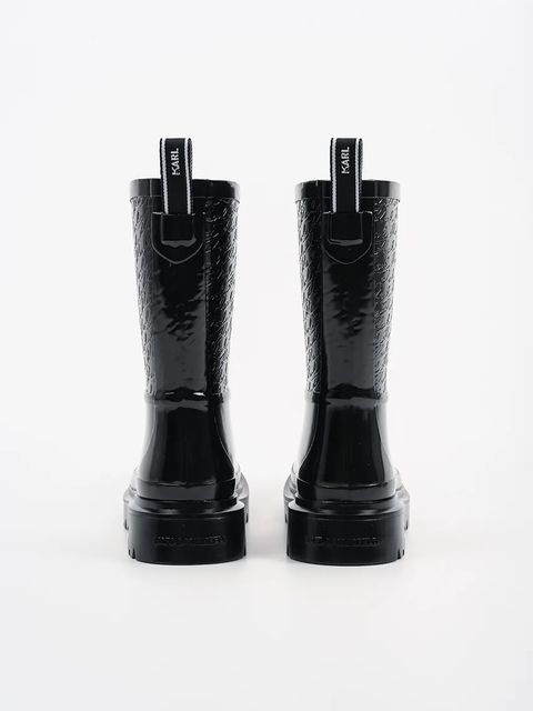 Karl Lagerfeld kalosze K/TORRENT damskie kolor czarny KL47170