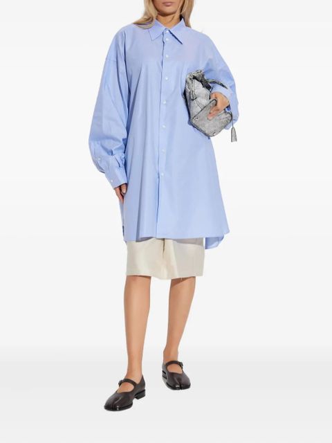 Maison Margiela balloon-sleeve cotton shirt - Blue