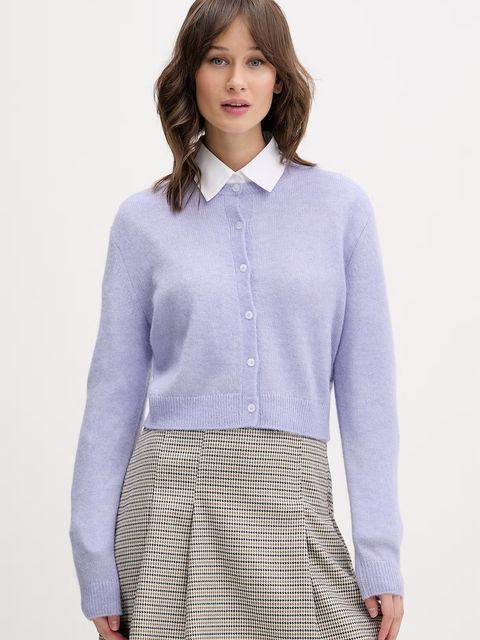 HUGO kardigan z dodatkiem wełny Sfebra