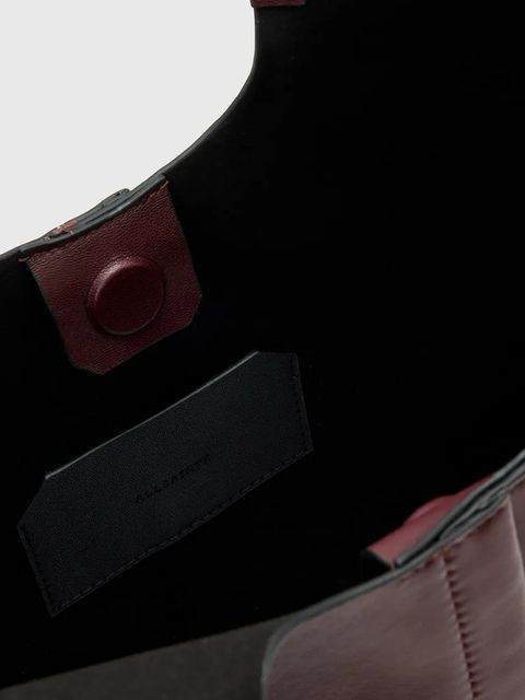 AllSaints torebka skórzana ARA kolor czerwony W166XD