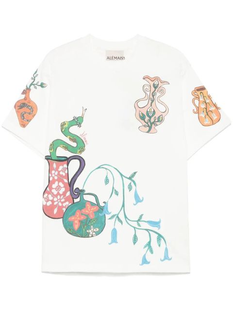 ALEMAIS Rose T-shirt - Neutrals - zdjęcie produktu nr 1