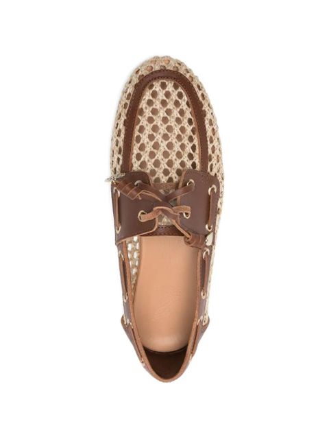 Ancient Greek Sandals Pliaria boat shoes - Brown
