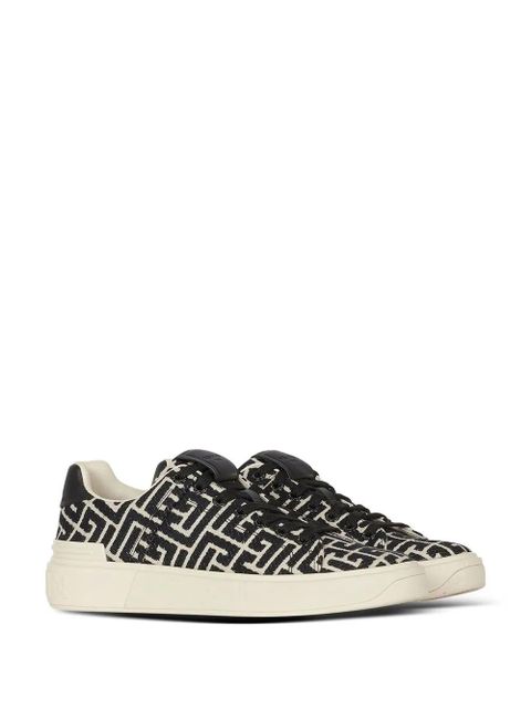 Balmain B-Court monogram sneakers - White - zdjęcie produktu nr 2