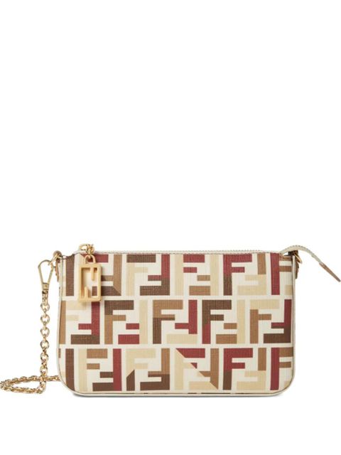 FENDI FF-monogram clutch bag - Neutrals - zdjęcie produktu nr 1