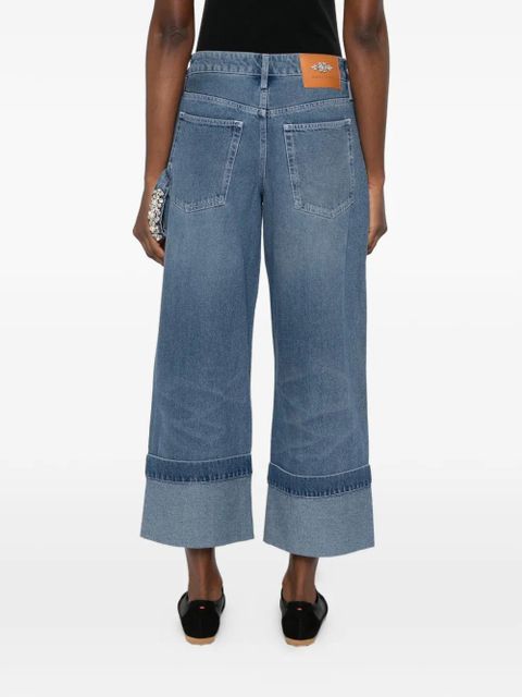 Simone Rocha strap-ebellished jeans - Blue