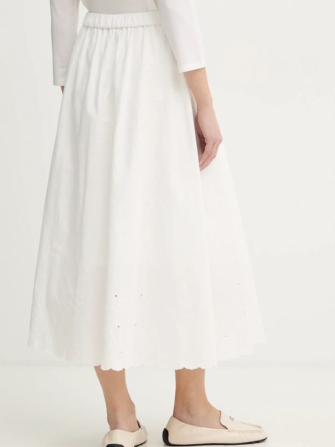 Weekend Max Mara spódnica z dodatkiem lnu PIO